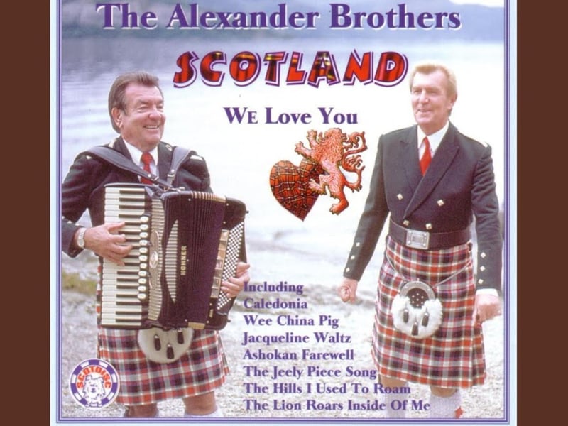 The Alexander Brothers were a Scottish folk duo who started their music career in the 1950s. This song tells the story of what may happen to a “jeely piece” (jam sandwich) if tossed away from the top of a tall building.