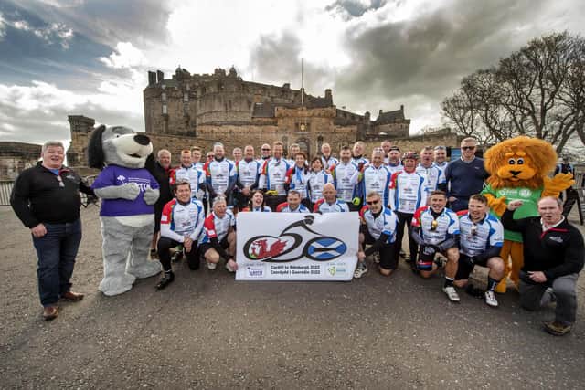 The C2Cycling team has completed a gruelling 600km bike ride from Cardiff Castle to Edinburgh Castle in just five days and already raised a whopping £58,000 for two good causes.