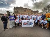 The C2Cycling team has completed a gruelling 600km bike ride from Cardiff Castle to Edinburgh Castle in just five days and already raised a whopping £58,000 for two good causes.