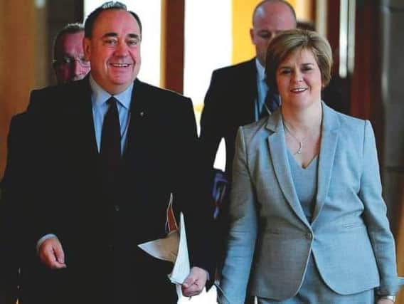 Nicola Sturgeon and Alex Salmond were close in the past.