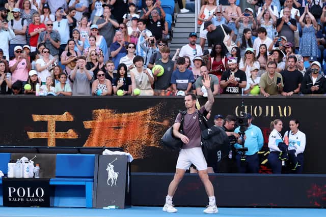 Andy Murray may have waved goodbye to the Australian Open crowd for the last time.