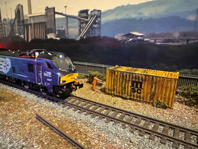 Direct Rail Services Class 88 locomotive at Swinton TMD