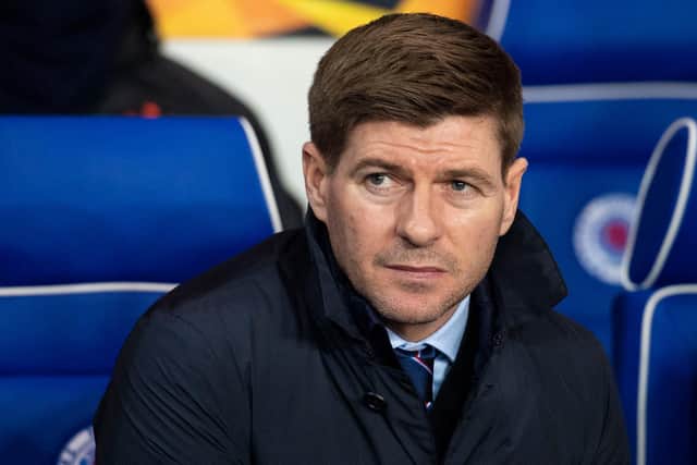 Rangers manager Steven Gerrard.