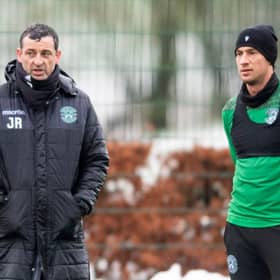 Hibs manager Jack Ross is delighted that Joe Newell has commited himself to the Easter Road cub for at least another two years. Photo by Mark Scates / SNS Group