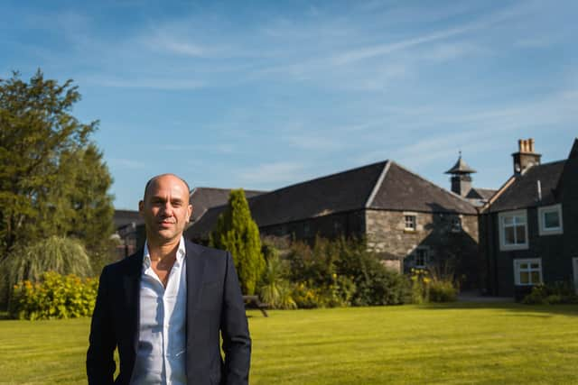 Serial entrepreneur David Prior during a visit to Bladnoch Distillery near Wigtown. Picture: contributed.