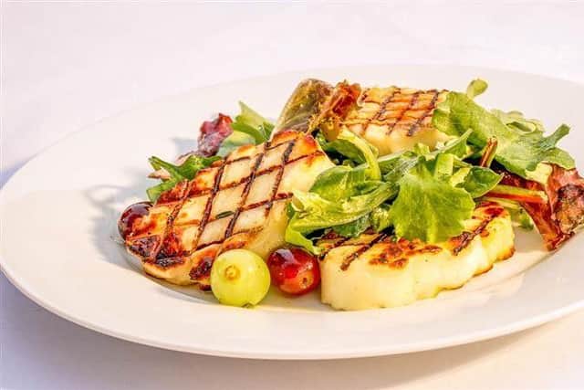 Grilled Halloumi Salad