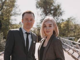 Daniel Smith and Daria Filichkina of AstroAgency, which says reaching its 40th client milestone 'has been a huge positive for us'. Picture: contributed.