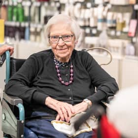 101-year-old Frances Blair from Aberdeen, who has always been a devoted Marks & Spencer shopper