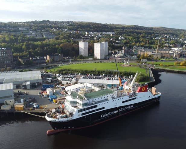 Ferguson Marine shipyard in Port Glasgow