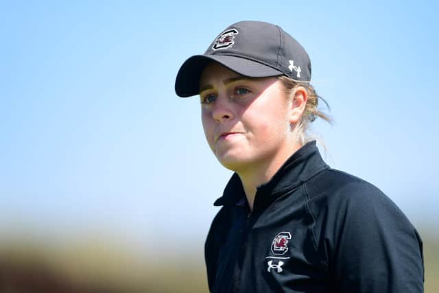 Hannah Darling during the second qualifying round in the R&A Women's Amateur Championship at Hunstanton in Norfolk. Picture: Harriet Lander/R&A/R&A via Getty Images.