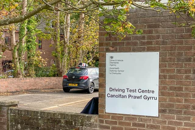 Driving test centres have been affected by the outbreak