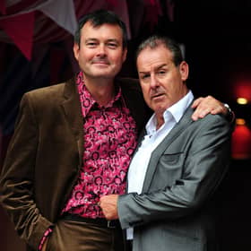 Grant Stott and Andy Gray made their Fringe debut together in 2013 in the show Kiss Me Honey, Honey, by Philip Meeks. Pic Ian Rutherford