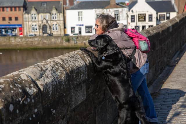 Joann and Dudley in Ayr