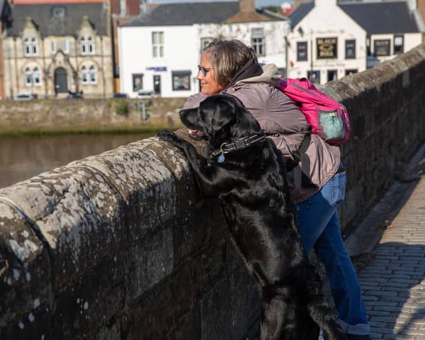 Joann and Dudley in Ayr