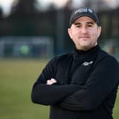 University of Stirling manager Chris Geddes is preparing to lead his team to Tannadice in the Scottish Cup fourth round. Pic: Michael Gillen