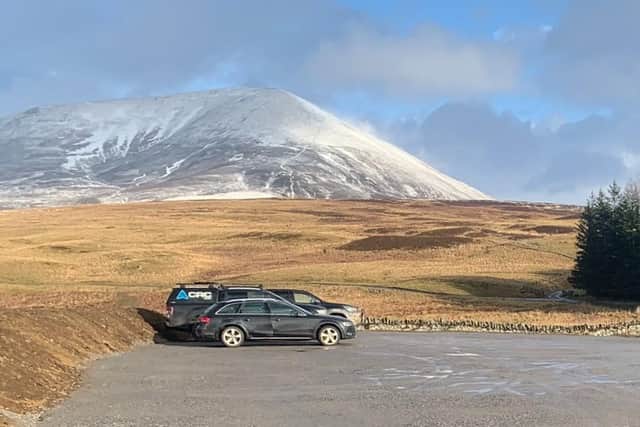Income from the 60-space car park at Beinn a' Ghlo trailhead will be used to fund repairs and maintenance of paths in the mountains. Picture: OATS
