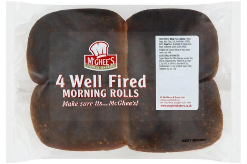 The well-fired roll is a popular breakfast choice here in Scotland, baked at such high temperatures to the point it becomes burnt on the surface. This method of cooking the roll offers it a stronger flavour.