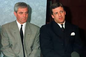 David Murray with Walter Smith at the announcement of his takeover from Graeme Souness as Rangers boss
