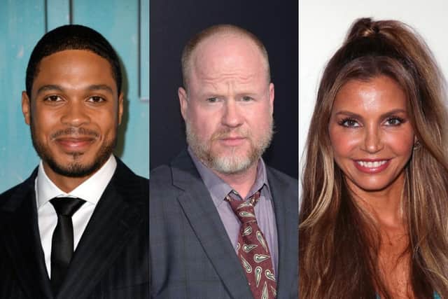 Ray Fisher (left) and Charisma Carpenter (right) have both accused Joss Whedon (centre) of being 'cruel' and inappropriate (Picture: Getty Images)