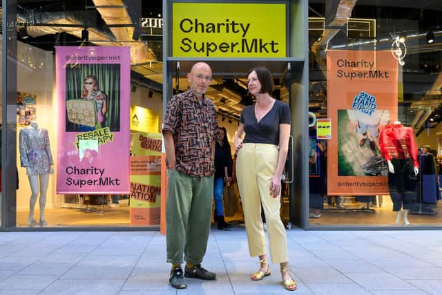 Charity Super.Mkt co-founders Wayne Hemmingway and Maria Chenoweth
