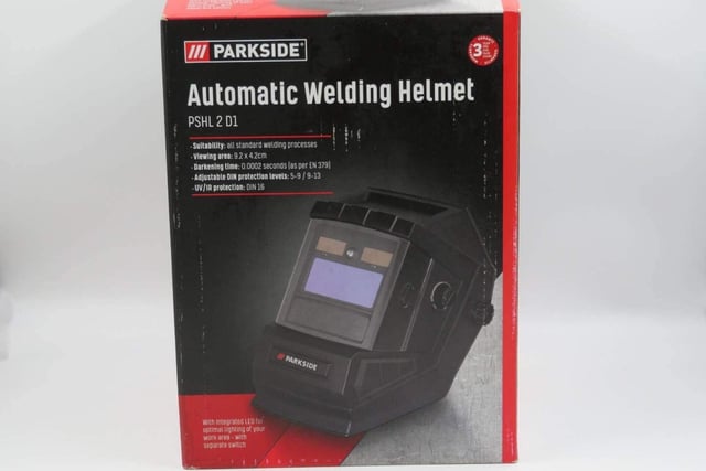 Remember the last time you saw two disjointed metal parts and thought "I better weld them together"? Didn't think so, but in case you did Lidl has you covered with this automatic welding helmet. After all, it's always better to be safe rather than sorry.