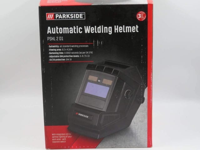 Remember the last time you saw two disjointed metal parts and thought "I better weld them together"? Didn't think so, but in case you did Lidl has you covered with this automatic welding helmet. After all, it's always better to be safe rather than sorry.