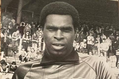 Alex Williams at Queen of the South in 1986. Picture courtesy of Dumfries & Galloway Standard.