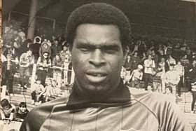 Alex Williams at Queen of the South in 1986. Picture courtesy of Dumfries & Galloway Standard.