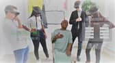 Mixed reality holographic patients are being used by medical students at Addenbrooke's Hospital in Cambridge, the first in the world to experience the new way of learning. Picture: GigXR/CUH/PA Wire