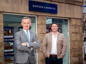 Partner Richard Loudon, who steps up to chairman after 41 years with the firm, alongside Rob Aberdein. Picture: Ian Georgeson Photography
