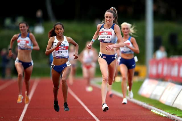 Eilish McColgan set a new record just days before heading to the Olympics. (Photo by Jan Kruger/Getty Images)