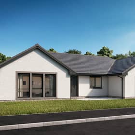 How one of the new homes at the St Combs development will look.