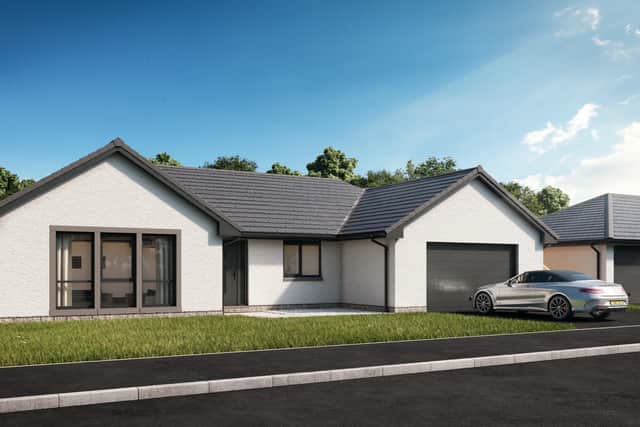 How one of the new homes at the St Combs development will look.