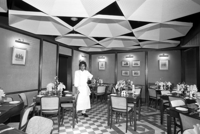 Badrul Hassain, head chef at of Lancers Indian restaurant in Stockbridge Edinburgh, June 1985.