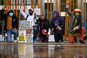 George Floyd anniversary: all the UK BLM protests and marches taking place to mark his death one year on (Photo by Jeff J Mitchell/Getty Images)