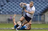 Jaco van der Walt scored two tries in Scotland's 52-10 victory. Picture: Ross Parker / SNS