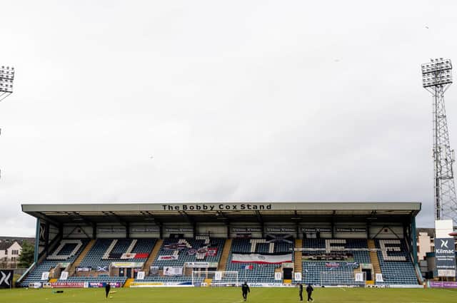 Dens Park, home of Dundee. The Championship club want to 'sell-out' the ground for this weekend's Scottish Cup tie against Bonnyrigg Athletic Rose. (Photo by Paul Devlin / SNS Group)