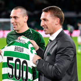 Brendan Rodgers has invited Scott Brown to spend time with him at Leicester City. Picture: SNS