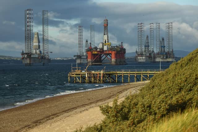 Oil rigs in the Cromarty Firth (Picture: Peter Summers/Getty Images)
