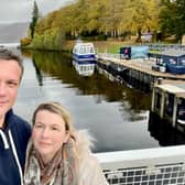 Viktor Zaichenko, 48,, and his wife Lucy, 55, who are the beekeepers at Jeremy Clarkson's Diddly Squat farm in Oxfordshire.