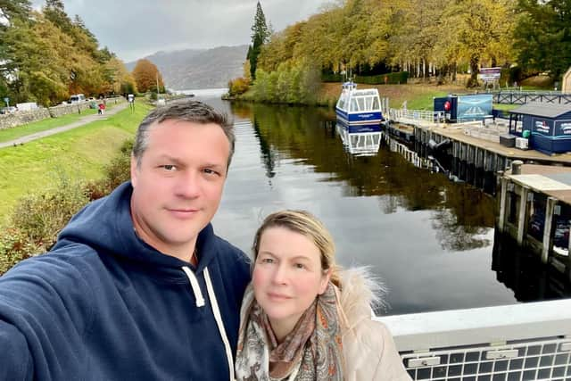 Viktor Zaichenko, 48,, and his wife Lucy, 55, who are the beekeepers at Jeremy Clarkson's Diddly Squat farm in Oxfordshire.