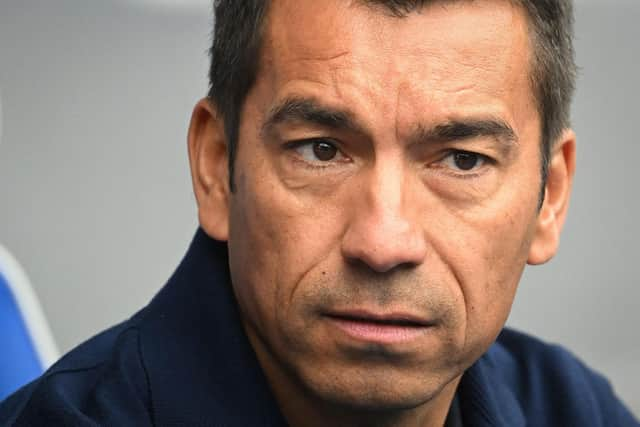 The final line-up decisions for Giovanni van Bronckhorst have to be made ahead of the SPFL kick-off on Saturday lunchtime. (Photo by ANDY BUCHANAN/AFP via Getty Images)