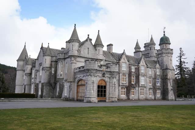 File photo dated 30/03/22 showing a general view of Balmoral Castle, in Royal Deeside, Aberdeenshire. The Queen is to remain in Scotland to receive Prime Minister Boris Johnson and his replacement, Buckingham Palace has said. The 96-year-old monarch, who has faced ongoing mobility issues, traditionally holds audiences with outgoing and incoming premiers at Buckingham Palace.