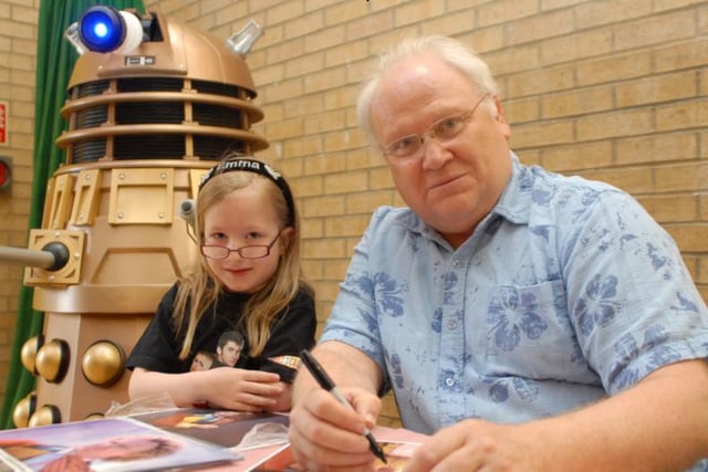 Colin Baker was a contestant in season 12 of I'm A Celebrity and the Dr Who star was pictured at Temple Park Leisure Centre as he met fans in 2010.