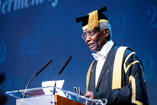 New Chancellor of Heriot-Watt University Chancellor Sir Geoff Palmer