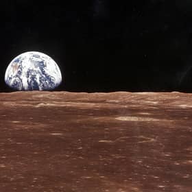 ​The moonshot concept – as defined by Sir Tom Hunter – equates entrepreneurial leaps to sending spacecraft to the Moon (Picture: NASA/Newsmakers)