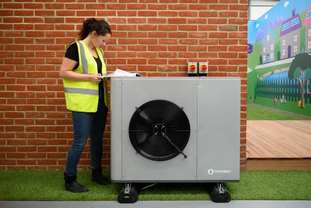 More people need to be trained to install heat pumps and carry out other jobs as part of the transition to net-zero carbon emissions (Picture: Leon Neal/Getty Images)