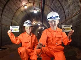 Visit Scotland are offering families across the country Great Days Out in Scotland tickets for a multitude of visitor attractions with up to fifty per cent discount on regular prices.

Kate (6) and Roddy (9) Paulin ready for a historical discovery and lots of fun at the Scottish Mining Museum in Newtongrange, Midlothian.