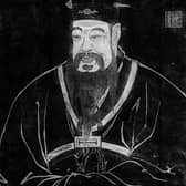 Chinese philosopher Confucius (551 - 473 BC), circa 500 BC.