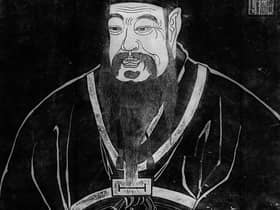 Chinese philosopher Confucius (551 - 473 BC), circa 500 BC.